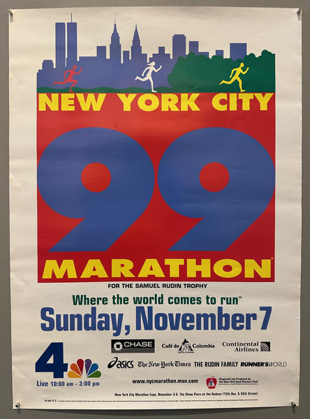 New York City 99 Marathon Poster – Poster Museum