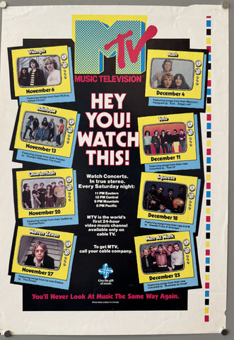 Link to &nbsp;MTV - Hey You! Watch This!20x14 &nbsp;Product