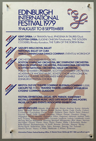 Edinburgh International Festival 1979 #2