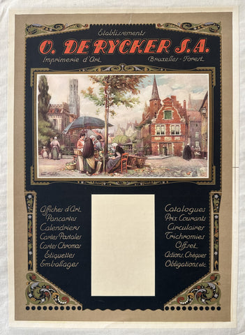 Link to  Etablissments O. de Rycker 2Belgium, C. 19  Product