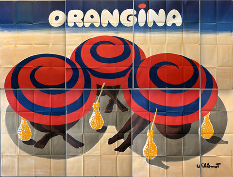 Orangina Beach Umbrellas Villemot