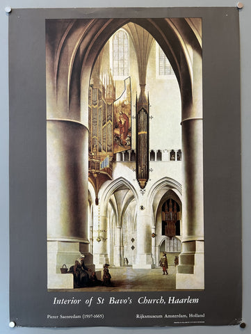 Link to  Interior of St. Bavo's Church, HaarlemNetherlands, c. 1970s  Product