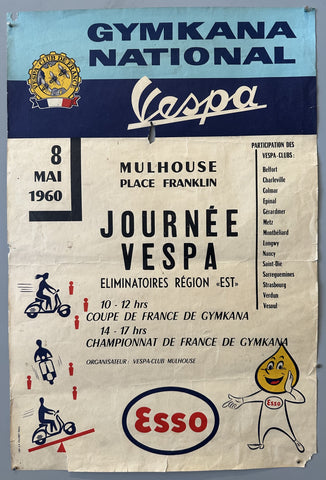Link to  Gymkana National Vespa PosterFrance, 1960  Product