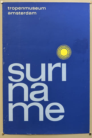 Link to  Suriname Tropenmuseum Amsterdam PosterNetherlands, c. 1960s  Product