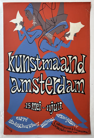 Link to  Kunstmaand Amsterdam PosterNetherlands, 1957  Product