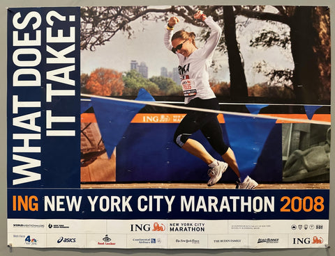 2008 New York City Marathon Poster