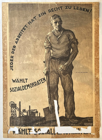 Link to  Everyone Who Works Has a Right To LiveGermany, c. 1935  Product