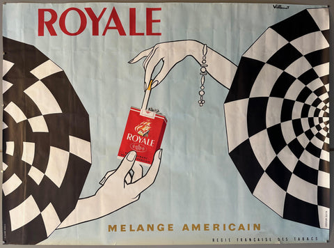 Link to  Villemot Royale Cigarettes PosterFrance, c. 1950s  Product