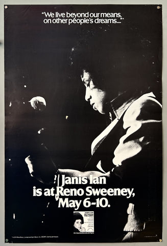 Janis Ian is at Reno Sweeney Poster