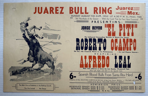 Link to  Juarez Bull Ring #1Mexico, 1952  Product