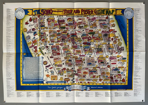 Link to  The SoHo Tour and Poster Guide MapUnited States, 1986  Product