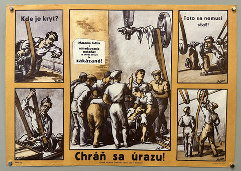 Link to &nbsp;Chráň sa úrazu - Kde je kryt?Slovakia, c. 1940s &nbsp;Product