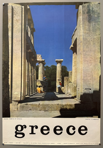 Link to  Greece Temple of AphaiaGreece, 1962  Product