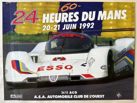 24 Heures Du Mans 1992 Poster