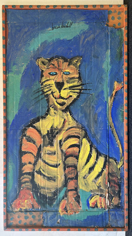Happy Tiger Brian Dowdall Painting