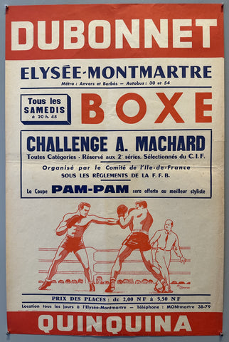 Link to  Dubonnet Quinquina Boxe PosterFrance, 1929  Product