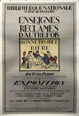 Link to  Bibliothèque Nationale Enseignes et Réclames d'AutrefoisFrance, c. 1890s  Product