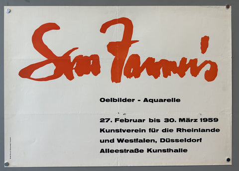 Link to  Sam Francis Oelbilder AquarelleGermany, 1959  Product