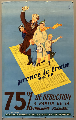 Link to  Prenez le Train Avec un Billet de FamilleFrance, c. 1950  Product