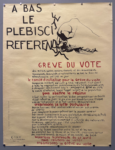 Link to  A Bas Le Plébiscite ReferendumFrance, 1968  Product