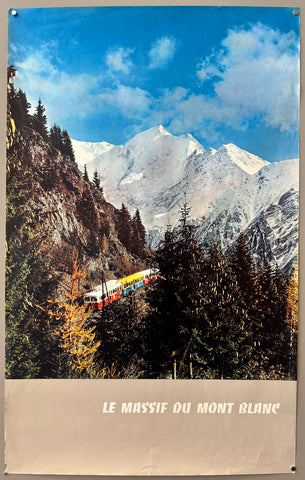 Link to &nbsp;Le Massif du Mont Blanc PosterFrance, c. 1960 &nbsp;Product