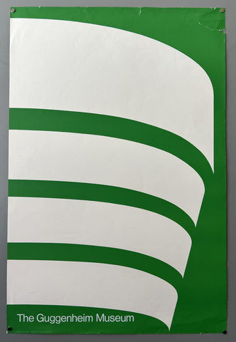 The Guggenheim Museum Green Poster