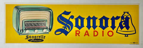 Link to  Sonora Radio Poster ✓France, c. 1920  Product