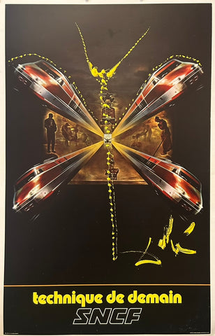 Link to  Technique De Demain SNCF Poster ✓France, 1976  Product