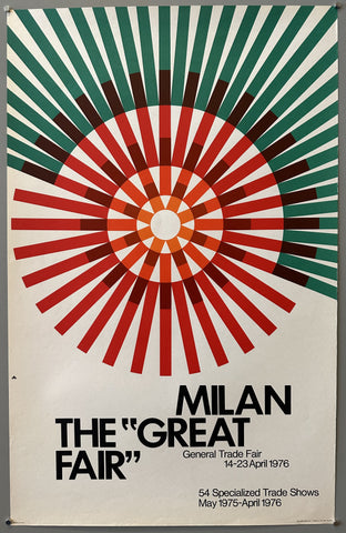 Milan The "Great Fair" 1976 Poster