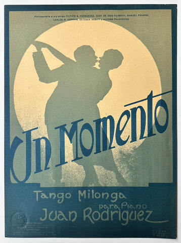 Link to &nbsp;Un momento tango milonga para piano Juan RodríguezArgentina, c.1915's &nbsp;Product