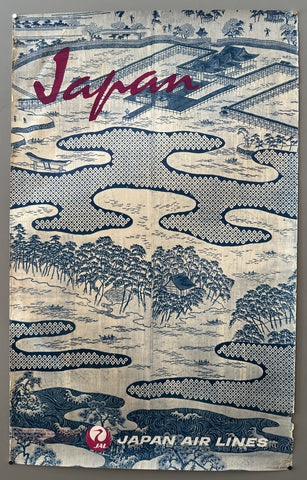 Japan Air Lines Kimono Print