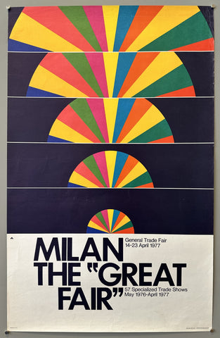 Milan The "Great Fair" 1977 Poster