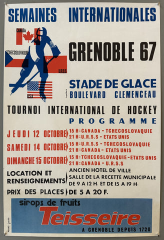 Link to  Semaines Internationales Grenoble 68 PosterFrance, 1967  Product