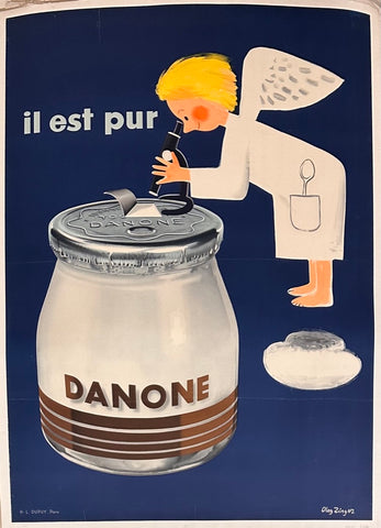 Link to  Danone Il est pur poster ✓French Poster, 1957  Product