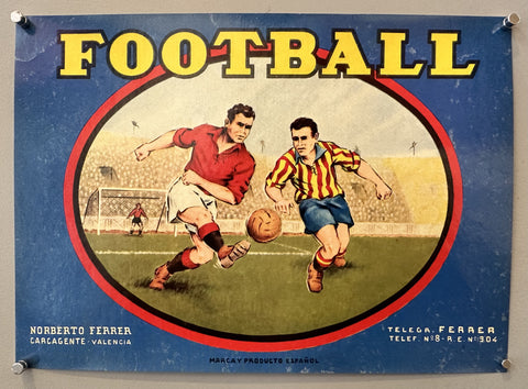 Link to  Football Spanish PosterSpain, c. 1940  Product