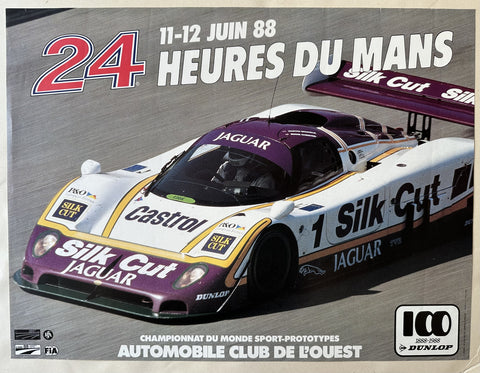 24 Heures Du Mans 1988 Poster