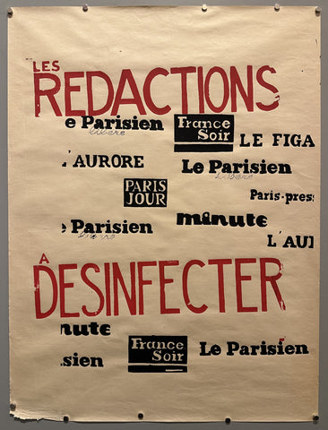 Link to  Les Redactions A DesinfecterFrance, c. 1960s  Product