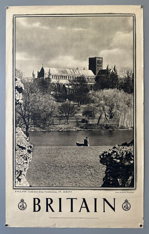 Link to  Britain: Cathedral from Verulamium St. AlbansGreat Britain, c. 1950s  Product