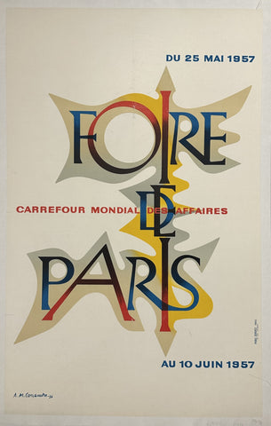Link to  Foire de Paris: Carrefour Mondial des AffairesFrance, 1957  Product