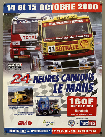 Link to  24 Heures Camions Le Mans 2000 Poster #1France, 2000  Product