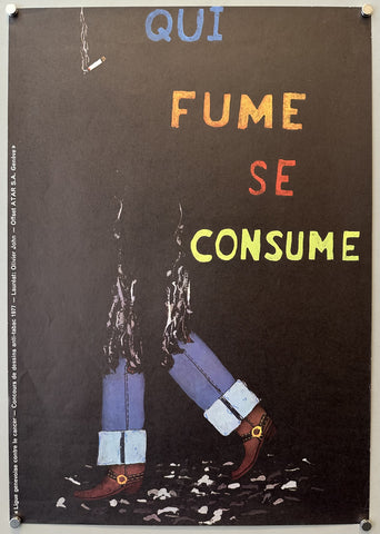 Link to &nbsp;Qui fume se consume20x14 &nbsp;Product