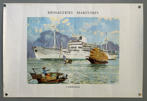 Link to &nbsp;Messageries Maritimes - Cambodge #2France, c.1953's &nbsp;Product