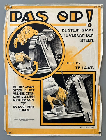 Link to &nbsp;Pas Op!Netherlands, c. 1895's &nbsp;Product