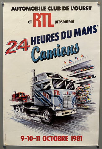 Link to  24 Heures Camions Le Mans 1981 Poster #1France, 1981  Product