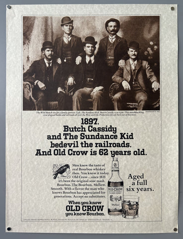 Old Crow Bourbon Poster