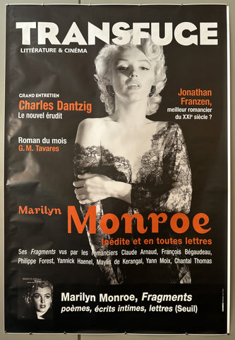 Transfuge Littérature & Cinéma Marilyn Monroe