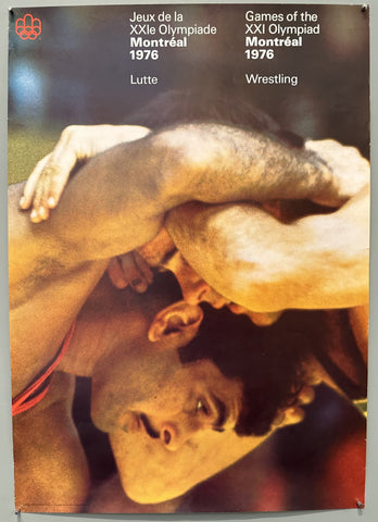 Link to  Wrestling 1976 Montreal Olympics PosterCanada, 1972  Product