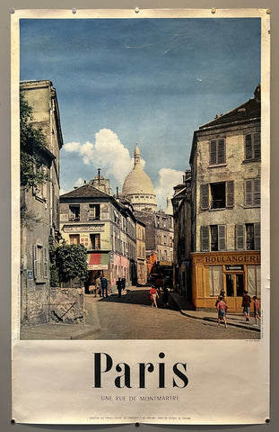 Link to  Paris Une Rue de MontmartreFrance, c. 1960s  Product