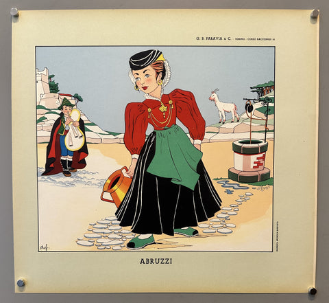 Link to &nbsp;Costumi Regionali Italiani -  AbruzziItaly, C.1950's &nbsp;Product