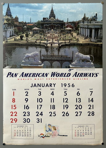 Link to  Pan American World Airways Jan. 1956USA, 1955  Product